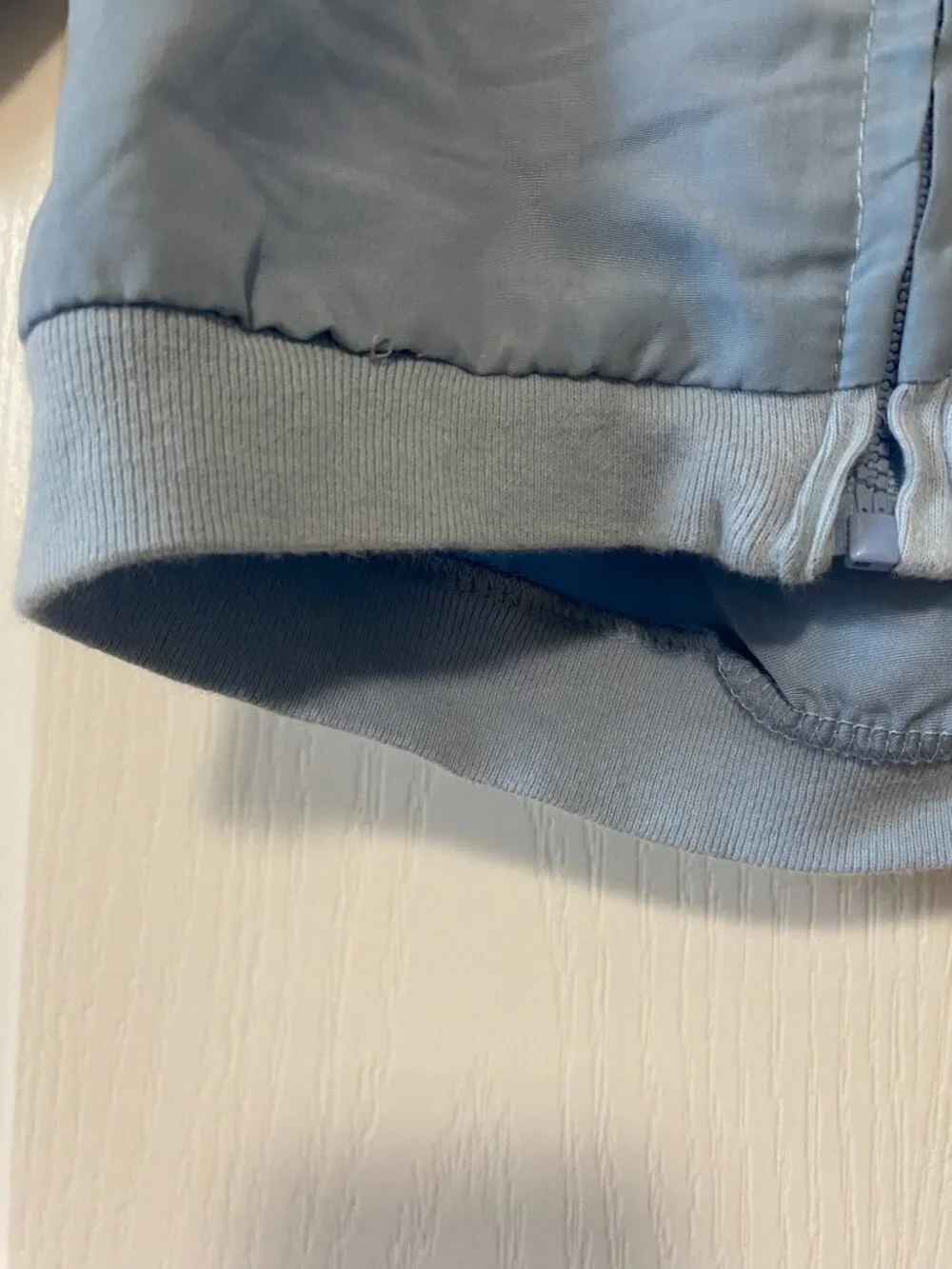 Vintage Harley-Davidson Baby Boy Light Blue Hooded Lightweight Jacket 6/9M